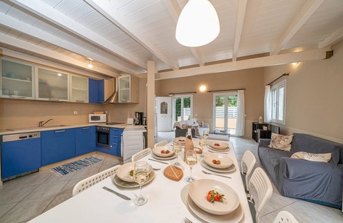 Vasilikiadhes Villa | Villa Elis, 3 BDR, Garden Views, Private Pool, Furnished Terrace, Kefalonia