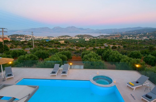 Agios Nikolaos Town House | Villa Enigma - 3 bedroom villa with a private pool and jacuzzi