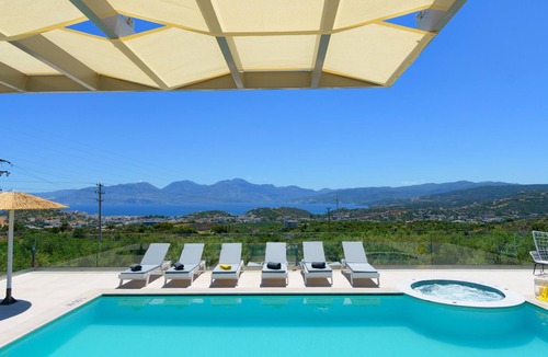 Agios Nikolaos Town House | Villa Enigma - 3 bedroom villa with a private pool and jacuzzi