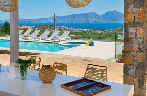 Agios Nikolaos Town House | Villa Enigma - 3 bedroom villa with a private pool and jacuzzi