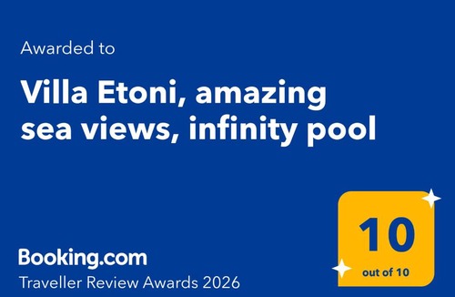 Kalamitsi Villa | Villa Etoni, amazing sea views, infinity pool