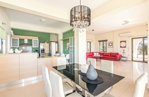 Stavros Villa | Villa Infinite Sea Chania: Seafront Villa w/Pool, Sea Access & Sunset Views