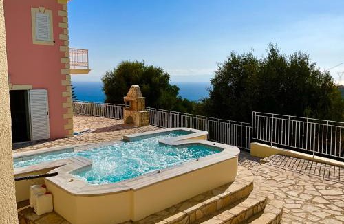 Ratzakli Villa | Villa Kaminia Rose private pool & Jacuzzi