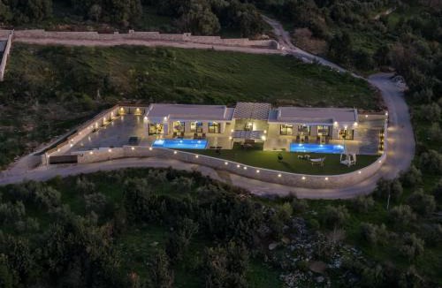 Krasounas Villa | Villa Lux Solis - With 2 Pools