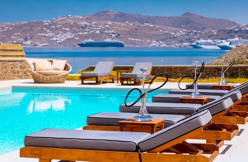Kanalia Villa | Villa Majestic Ciel Privet Beach, Vamos Mykonos