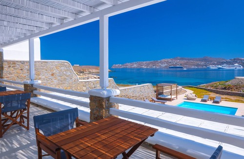 Kanalia Villa | Villa Majestic Ciel Privet Beach, Vamos Mykonos