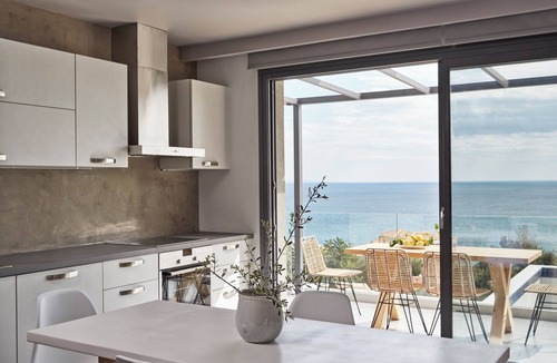 Skala Villa | Villa Mare , this brand new stylish villa boasts spectacular sea views!