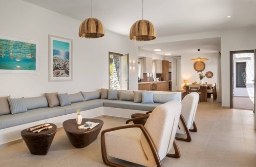 Platis Gialos Villa | Villa Olivene, Divine Sea Views, Private Infinity Pool, Furnished Terrace,.