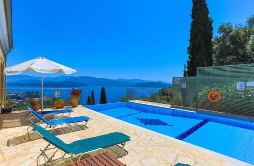 Kentroma Villa | Villa Rose above Agni with amazing views