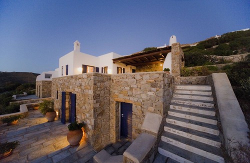 Elia Villa | Villa with private infinity pool, steps from Elia Beach