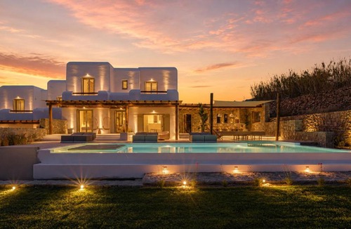 Xilokeratidi Villa | Villa Yasemin - Mykonos Paradise - Views - Pool - Large Garden