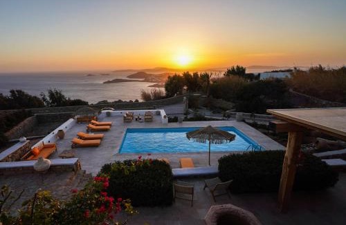 Paraga Villa | Villa Zina Sunset View St Lazaros 8 Bedrooms