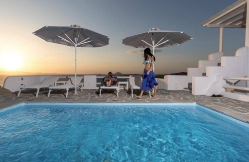 Maragas Apartment | Virelian Studio, Divine Sea Views, Furnished Terrace, Naxos