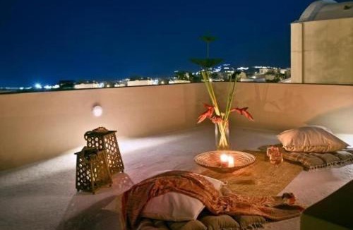 Megalochori Villa | Wonderful Santorini Villa Alia Mansion 3 Bedrooms Beautiful Outdoor Space