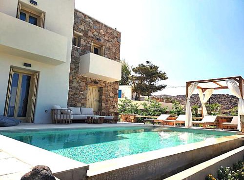 Agiannirema Ios Stone Houses with private pool in Psathi