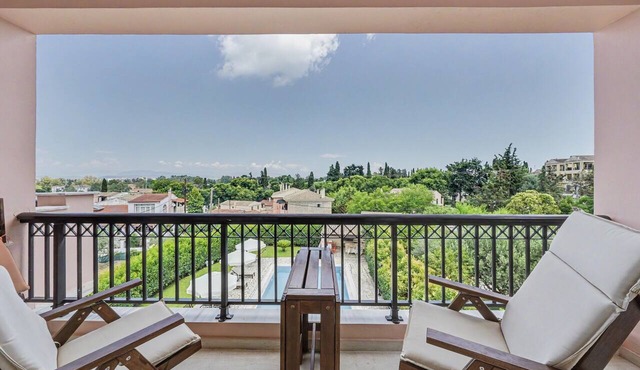 Apartment 'Two-Bedroom 1' with Sea View, Wi-Fi and Air Conditioning in Potamos