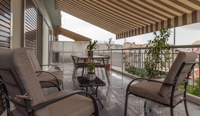 Artistic apt in vibrant Gazi with large terrace by GHH