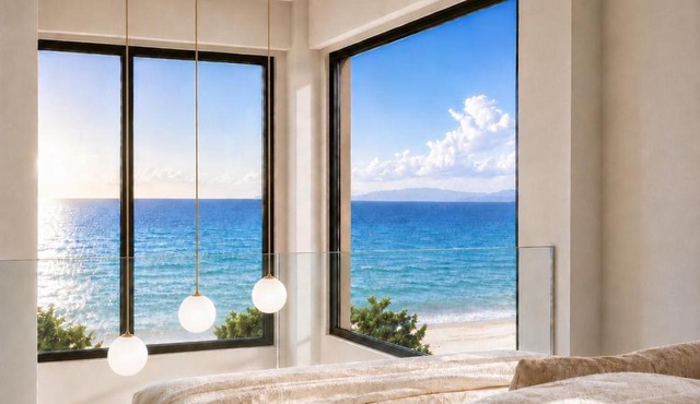 athanasia sea view home front house in Kassandra