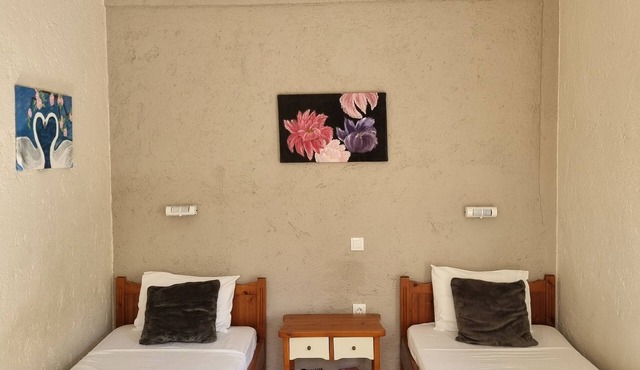 Charming 2-bedroom hotel in serene Agios Vasileios with AC, WiFi
