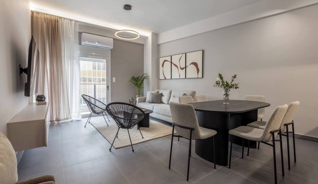 Charokopou3 - Elegant Urban Flat Near Center in Kallithea