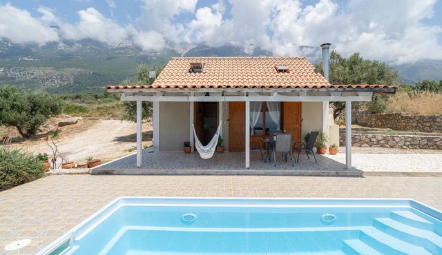 Country Green House in Lourdas — Secluded Forest Retreat with Sea Views