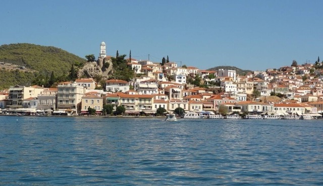 Detached Villa With Panoramic Views. 2 Mins Crossing To Poros Island in Galatas