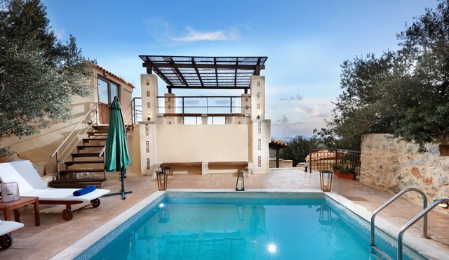 Enchanting sea view villa with private pool - disCrete Villa Triopetra in Rodakinokampos
