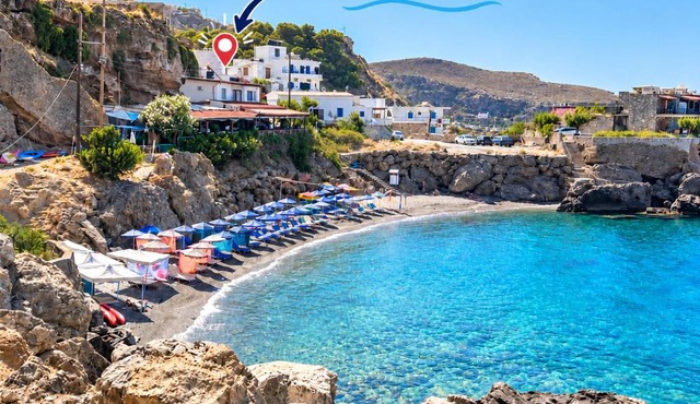 Great sea-view apartment. in Hora Sfakion