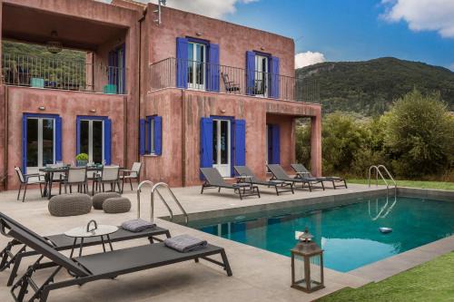 Luxurious Villa Nadoria, Ithaca Island in Aetos