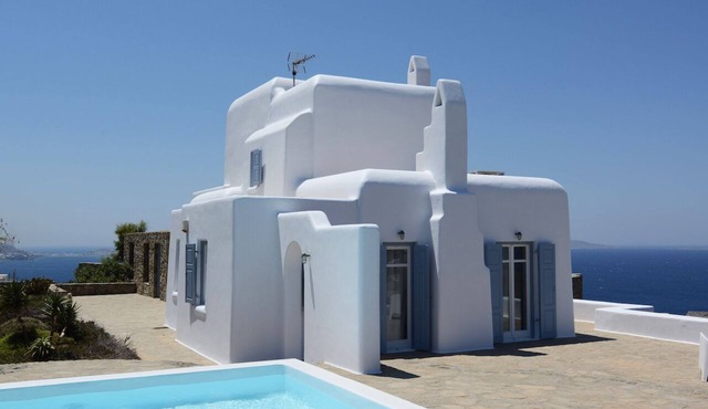 Luxury 5 BDR Cycladic architecture Villa ✓heated pool✓groups and family friendly in Mykonos