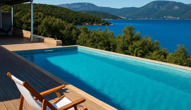 Meganisi Villa Armonia - Private Pool Oasis in Vathí