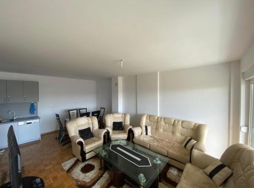 Modern Comfort with Balcony View