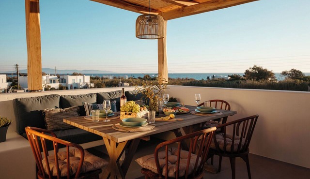 Naxos Family Home in Kastraki – 3-Min Walk to Beach, Veranda, BBQ & Parking in Kastraki