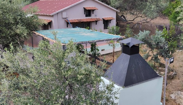 olea cottage, a peaceful retreat in an olive grove in Galatas. in Chania