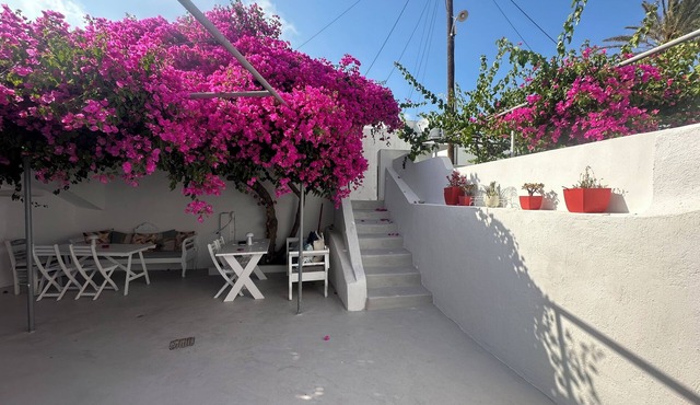 On Santorini, in the center of the island at Messaria a typical Cycladic house