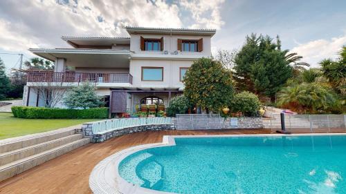 Panorama Villa Sea view in Aigialeia
