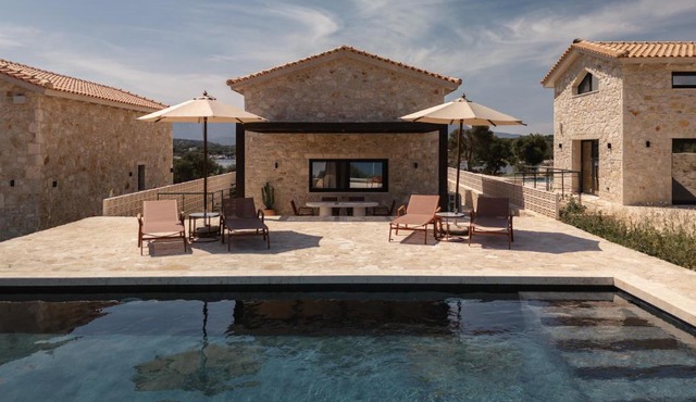 Pharus Boutique Villa in Meganisi with Private Pool & Sea View