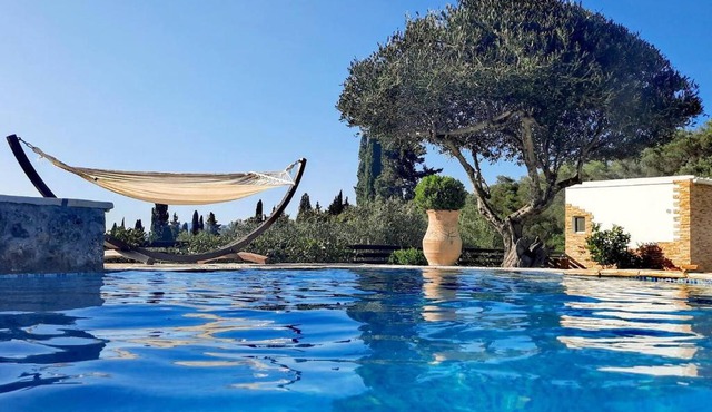 Pool Villa in Corfu Total Privacy Beach Access in Gastourion