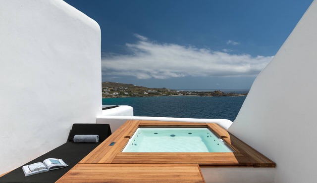 Psarou Black Villa I in Mykonos
