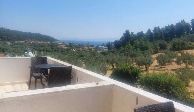 Room 'Orama 39' with Sea View, Wi-Fi and Air Conditioning in Εύβοια