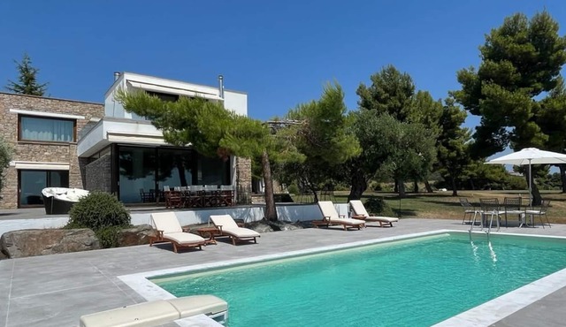 S-Pirgaki P. Pool Villa, Vatopedi