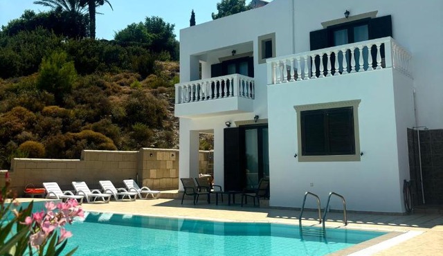 SeaNelli Kalathos Villa Pool BBQ Sea View in Kalathos