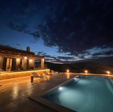 Stone Villa Halepa Pool, Sea View Peaceful Luxury in Crete