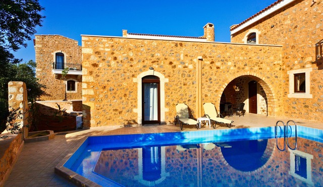 Stone villa with private pool