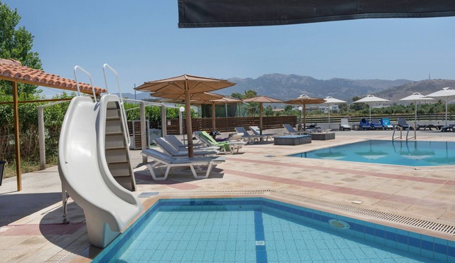 Studio Apartment 'Golden Sun 6' with Sea or Garden View, Shared Pool and Wi-Fi in Kos