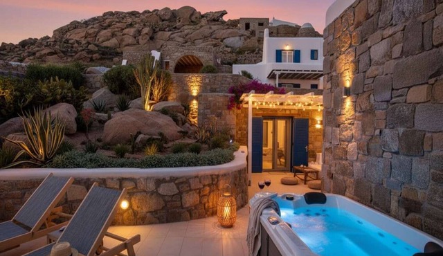 Suite with Jacuzzi & Sea View in Mikonos