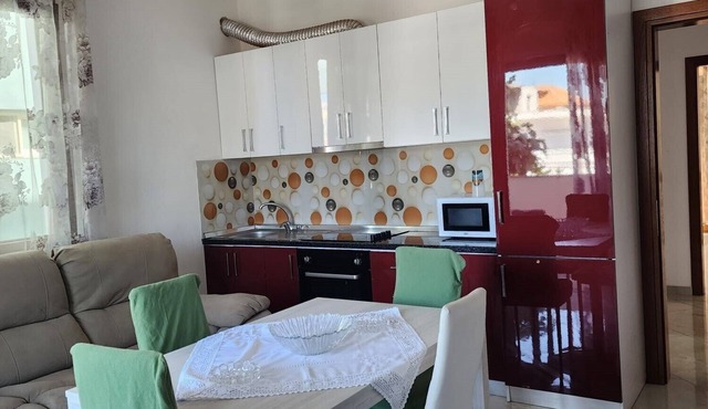 The apartment is located 450 meters from the beach in Durres,