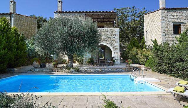 Traditional pool villa in olive grove, 3 bedrooms