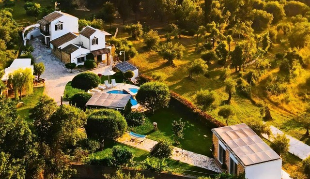 Villa Claire Corfu - 10-Acre Private Pool Villa with Guesthouse