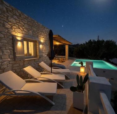 Villa Giorgianna -near Aliki beach with pool in Aliki